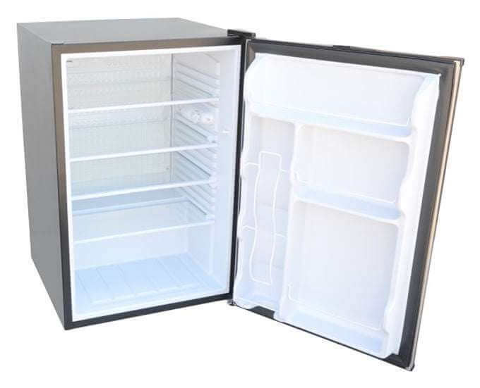 Kokomo Built-In Outdoor Kitchen Refrigerator with Temp Control Soda Rack and Lights