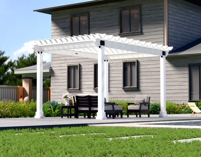 Country Lane 10x14 Vinyl Hollander Pergola