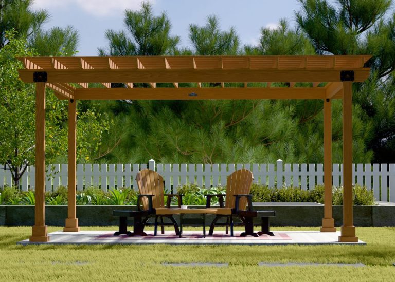 Country Lane 12x16 Wood Hollander Pergola