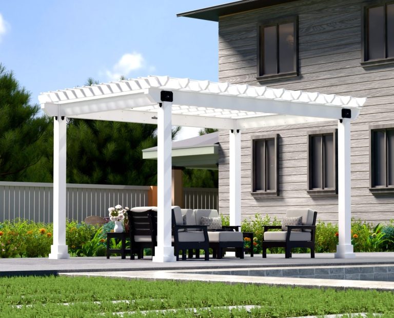 Country Lane 10x14 Vinyl Hollander Pergola