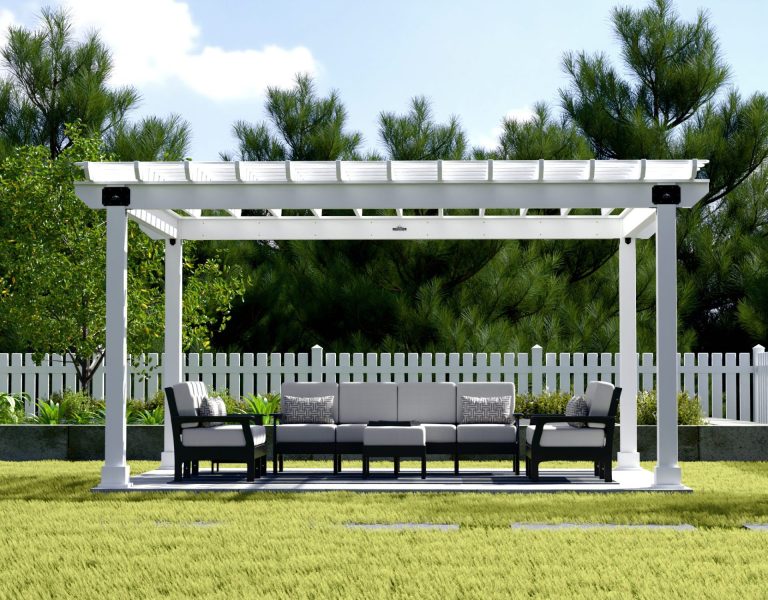 Country Lane 12x16 Vinyl Hollander Pergola