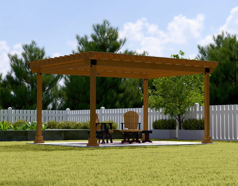 Country Lane 12x16 Wood Hollander Pergola